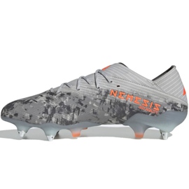 Adidas Nemeziz 19.1 Sg M EF8393 jalkapallokengät harmaa harmaa 2