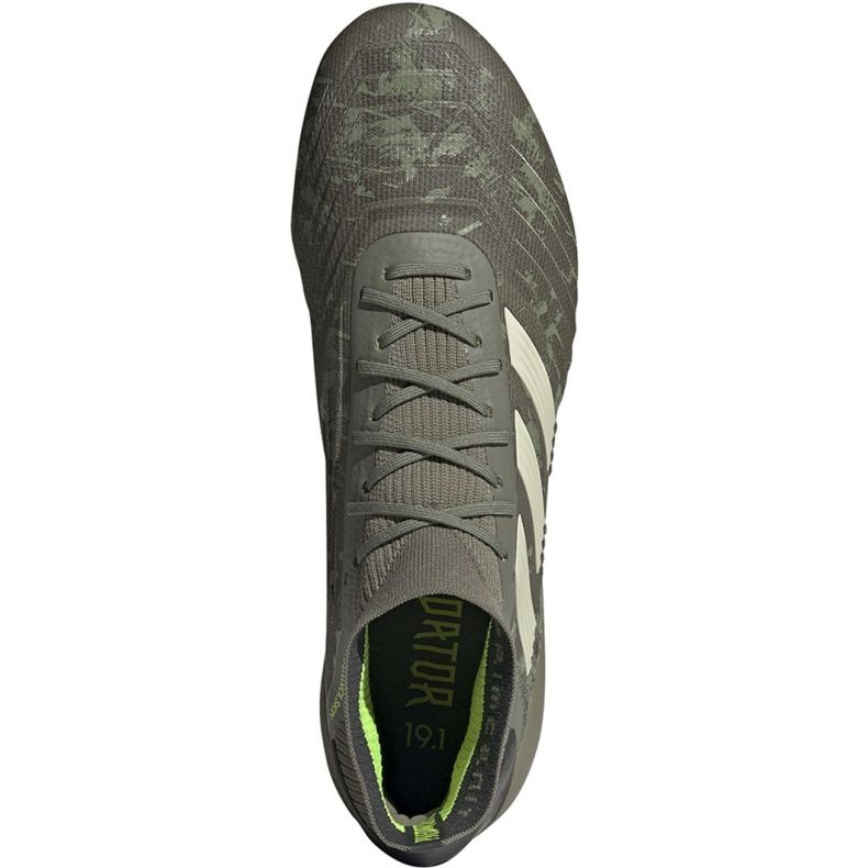 Adidas Predator 19.1 Fg M EF8205 jalkapallokengät harmaa harmaa 1