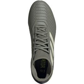 Adidas Predator 19.3 Fg M EF8208 jalkapallokengät harmaa harmaa 1