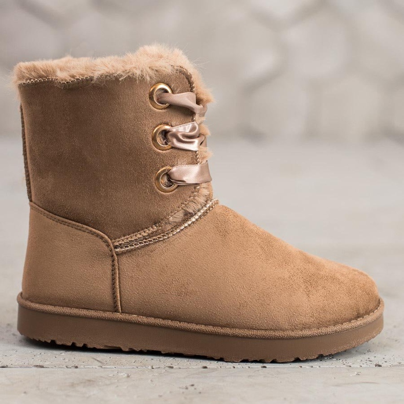 Kylie Sidotut lumisaappaat ruskea 1