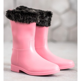 SHELOVET Sade saappaat turkista vaaleanpunainen 2