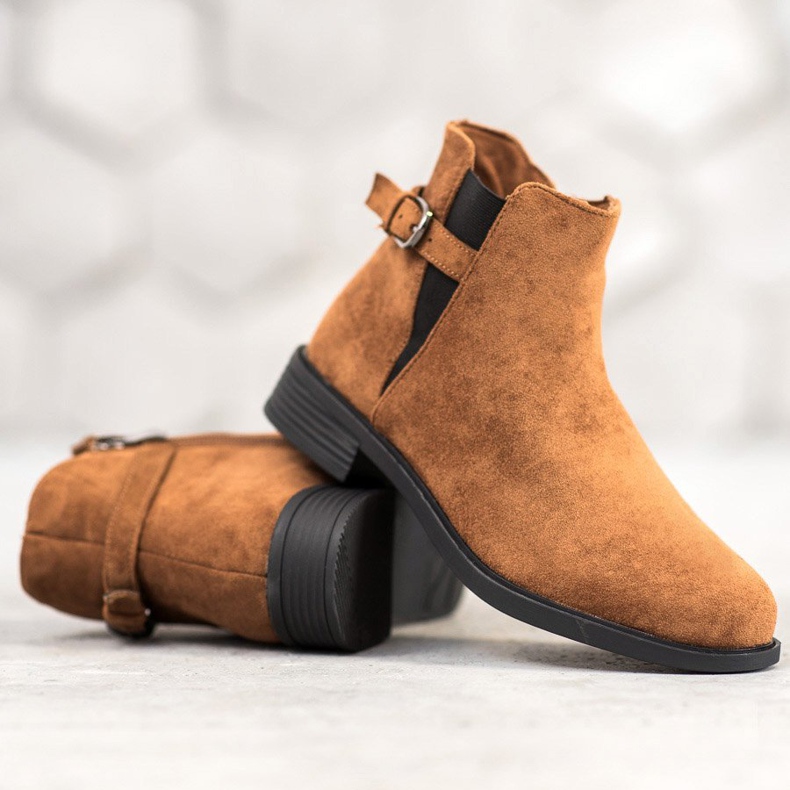 Ideal Shoes Mokkanahkakengät ruskea 1