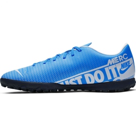 Nike Mercurial Vapor 13 Club M Tf AT7999 414 jalkapallokengät sininen sininen 2