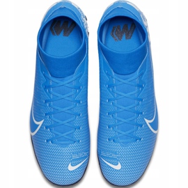 Nike Mercurial Superfly 7 Academy M Tf AT7978 414 jalkapallokengät monivärinen sininen 1