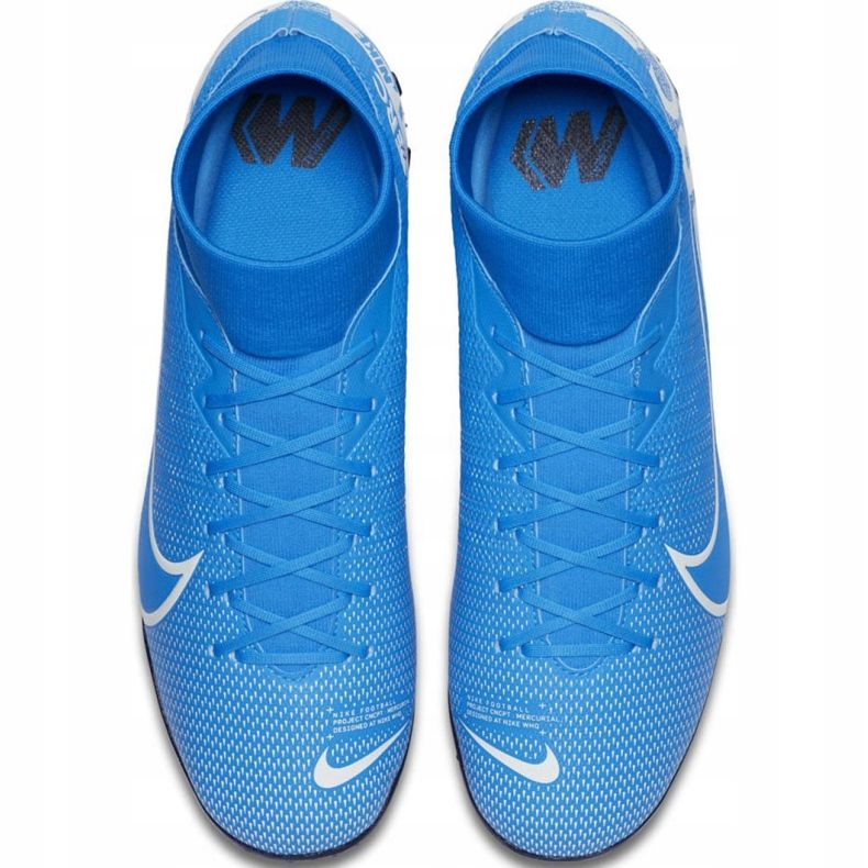 Nike Mercurial Superfly 7 Academy M Tf AT7978 414 jalkapallokengät monivärinen sininen 1