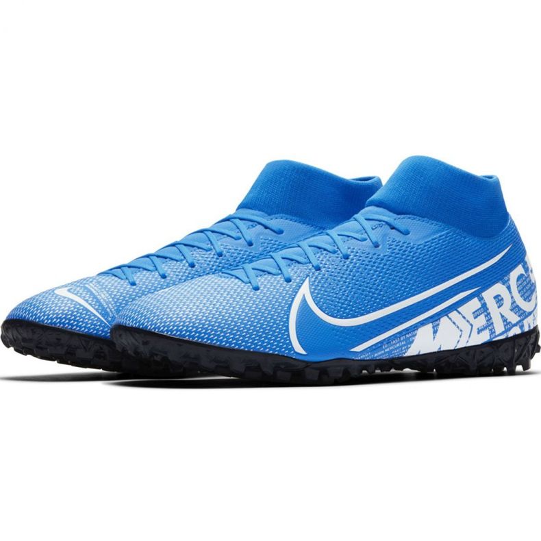 Nike Mercurial Superfly 7 Academy M Tf AT7978 414 jalkapallokengät monivärinen sininen 2