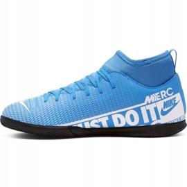 Nike Mercurial Superfly 7 Club Ic Jr AT8153 414 jalkapallokengät monivärinen sininen 1