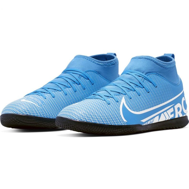 Nike Mercurial Superfly 7 Club Ic Jr AT8153 414 jalkapallokengät monivärinen sininen 2