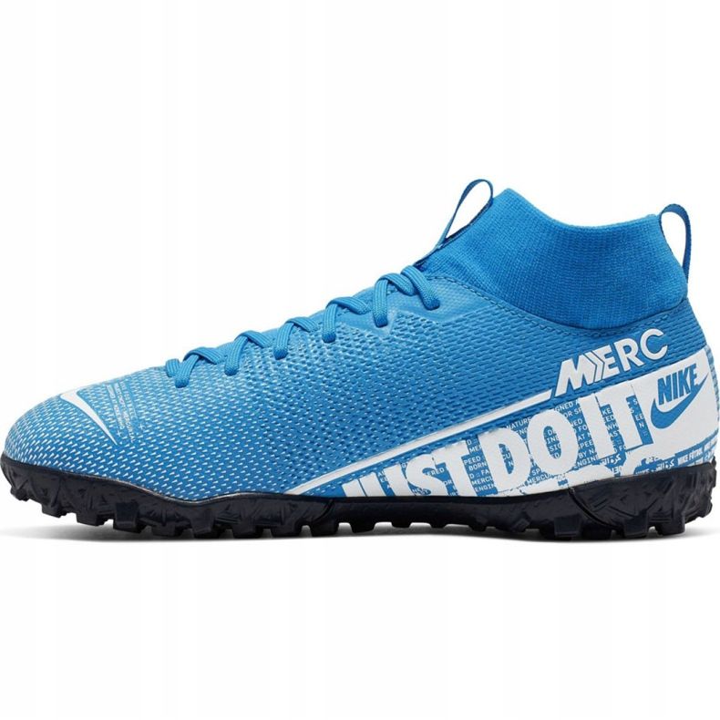Nike Mercurial Superfly 7 Academy Tf Jr AT8143 414 jalkapallokengät monivärinen sininen 1