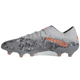 Adidas Nemeziz 19.1 Fg M EF8281 jalkapallokengät punainen harmaa 2