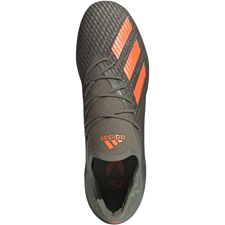 Adidas X 19.2 Fg M EF8364 jalkapallokengät vihreä harmaa 1