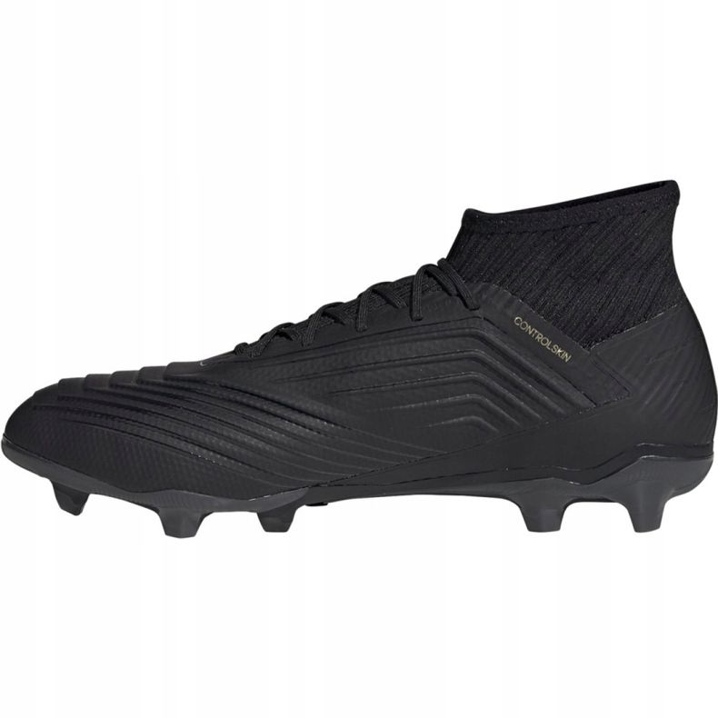 Adidas Predator 19.2 Fg M F35603 jalkapallokengät musta musta 1