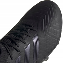 Adidas Predator 19.2 Fg M F35603 jalkapallokengät musta musta 2