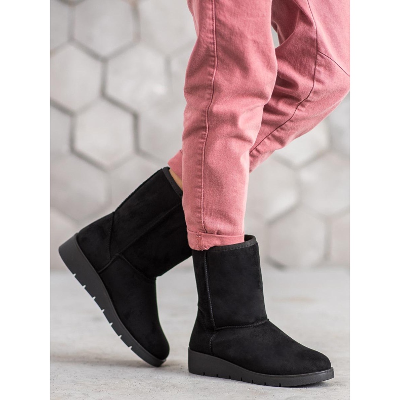 Kylie Korkea Mukluki musta 2