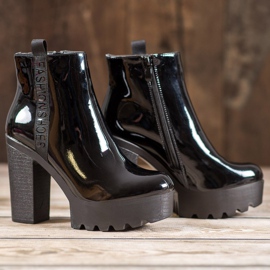 Seastar Lakatut muotisaappaat musta 2