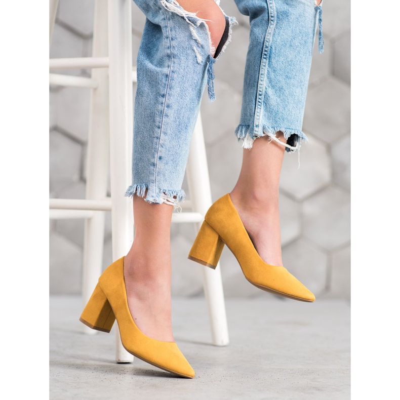Seastar Tyylikkäät pumput keltainen 1