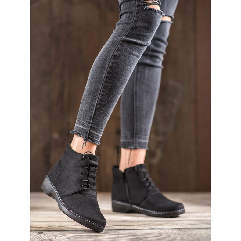 CABIN Mukavat saappaat musta 2