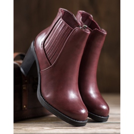 Comer Eco-nahkaiset saappaat punainen 2