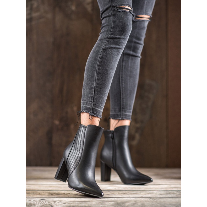 SHELOVET Seksikkäät mustat saappaat 2