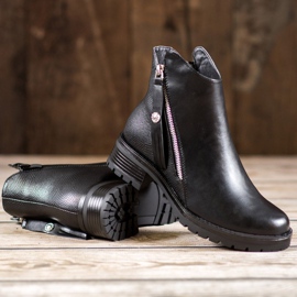 Super Me Mustat saappaat vetoketjulla 1