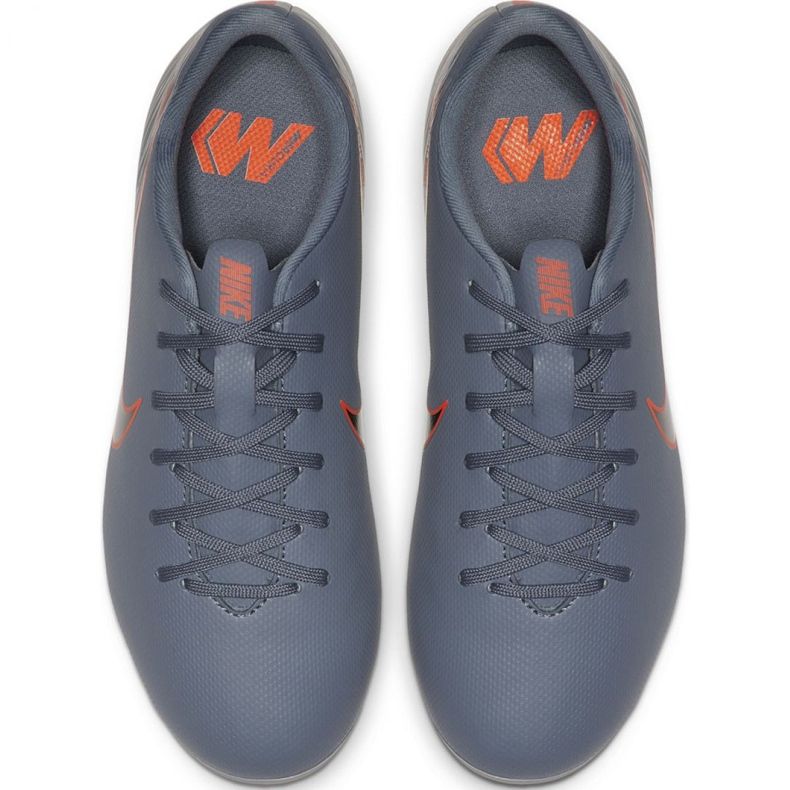 Nike Mercurial Vapor 12 Academy Mg Jr AH7347 408 jalkapallokengät monivärinen harmaa 2
