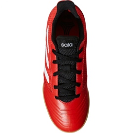Adidas Predator Tango 18.4 Sala Jr DB2343 jalkapallokengät punainen punainen 2