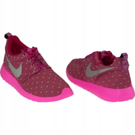 Nike Rosherun Print Gs W 677784-606 kengät vaaleanpunainen 1