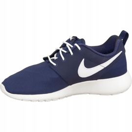Nike Roshe One Gs W 599728-416 kengät valkoinen tummansininen 1