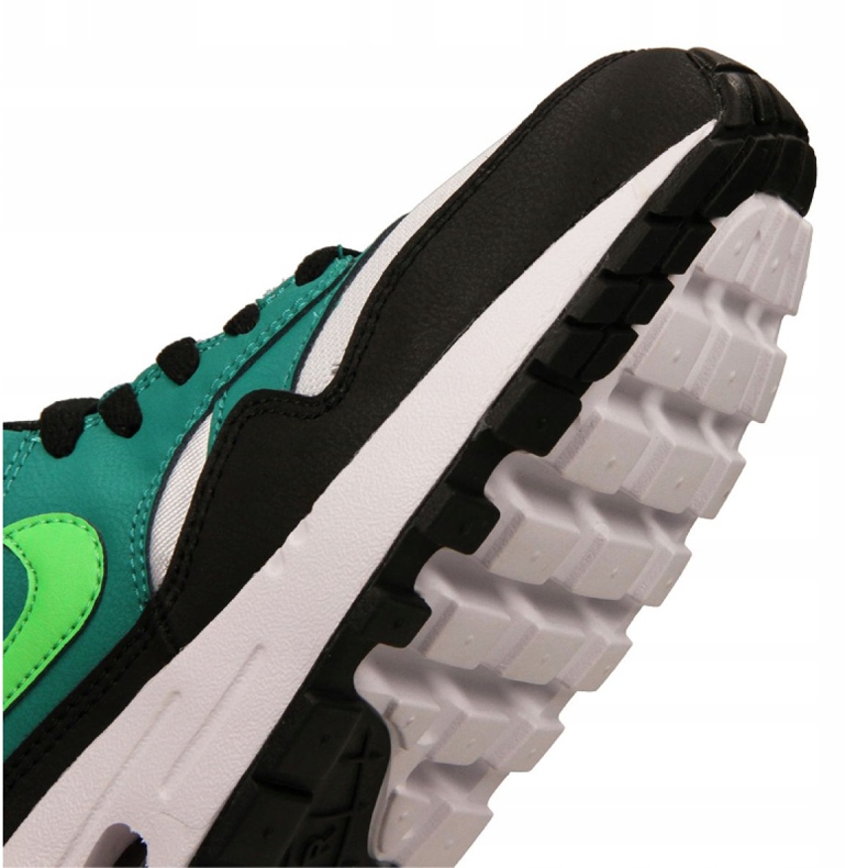 Nike Air Max 1 Gs Jr 807602-111 kengät musta monivärinen vihreä 2