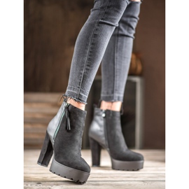 Weide Lämpimät saappaat lavalla musta 1