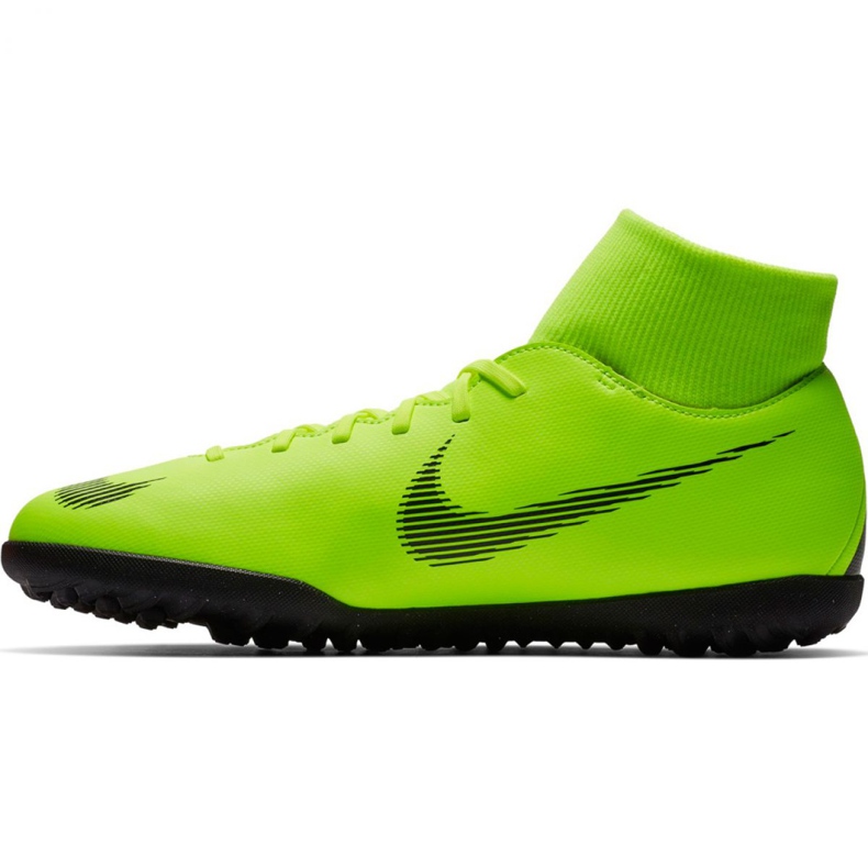 Nike Mercurial Superfly 6 Club Tf M AH7372 701 jalkapallokengät monivärinen vihreä 1