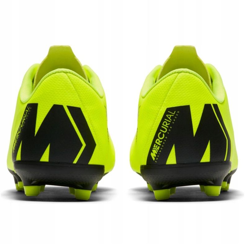 Nike Mercurial Vapor 12 Academy Mg Jr AH7347 701 jalkapallokengät monivärinen keltainen 1