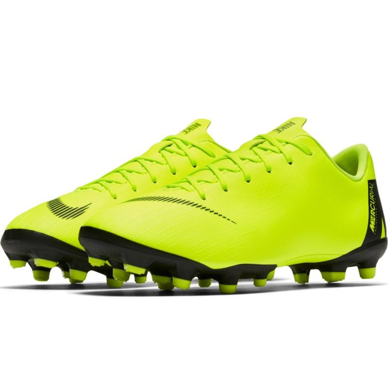 Nike Mercurial Vapor 12 Academy Mg Jr AH7347 701 jalkapallokengät monivärinen keltainen 2