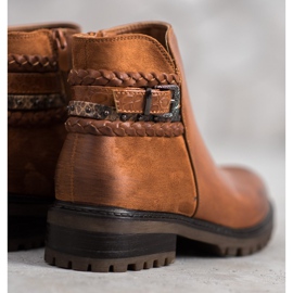 Erynn Matalat työntekijät koristeellisella vyöllä ruskea 2