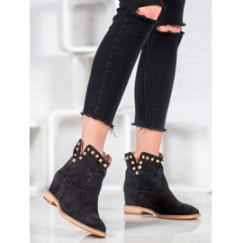 Bella Paris Cowboy -saappaat suihkulla musta 1