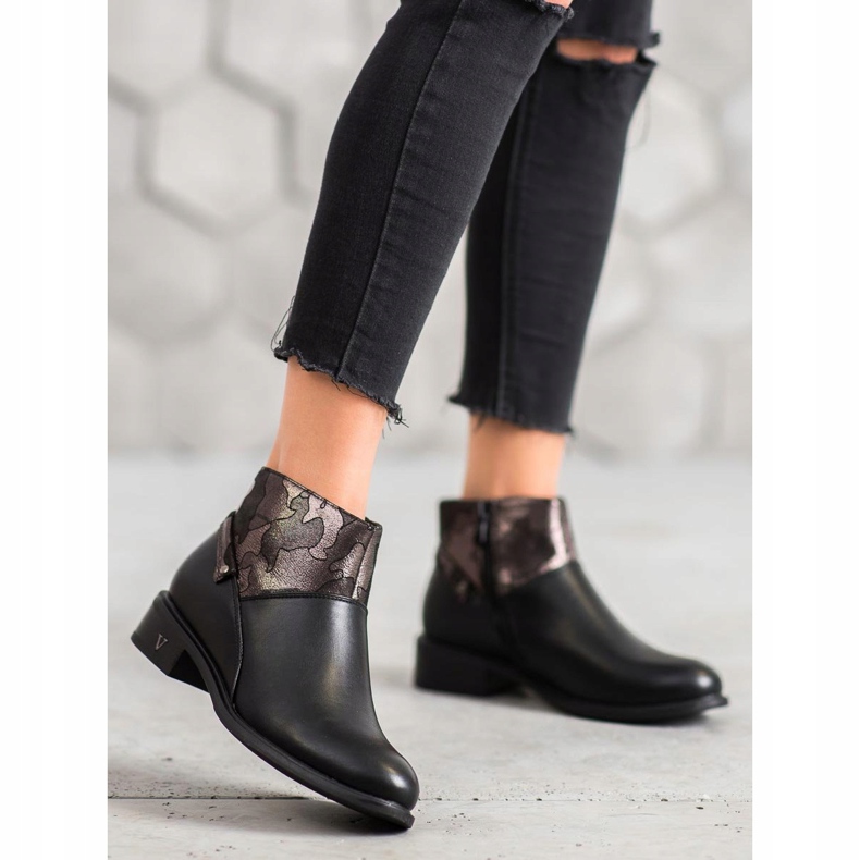 VINCEZA -saappaat musta monivärinen 2