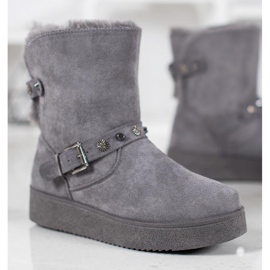 SHELOVET Mukluki suihkukoneilla harmaa 1