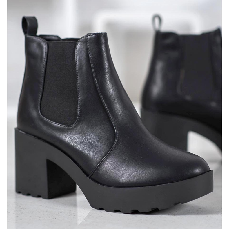 Weide Muodikkaat Chelsea -saappaat musta 2