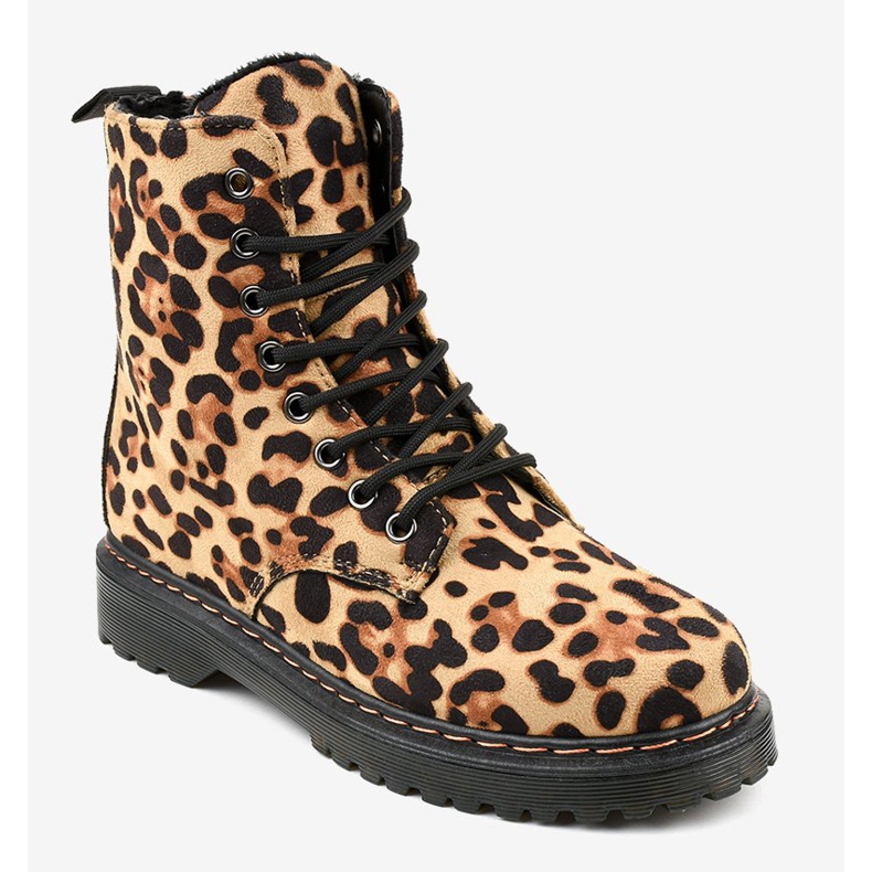 Panther-eristetyt saappaat DJH01-18 ruskea 1