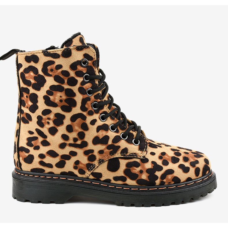 Panther-eristetyt saappaat DJH01-18 ruskea 2