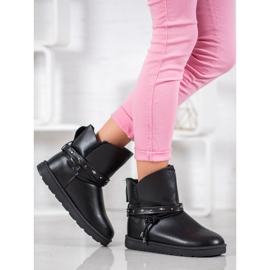 SHELOVET Mukluki Eco -nahkaa musta 1