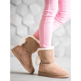 SHELOVET Lämmin mokkanahka Mukluki ruskea 1