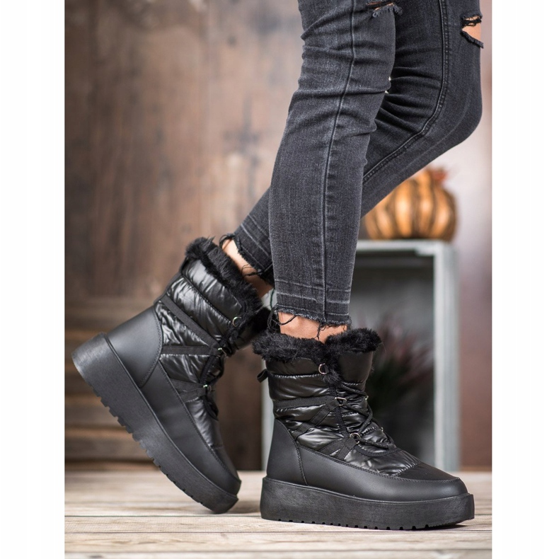 Bella Paris Muodikkaat lumikengät musta 1