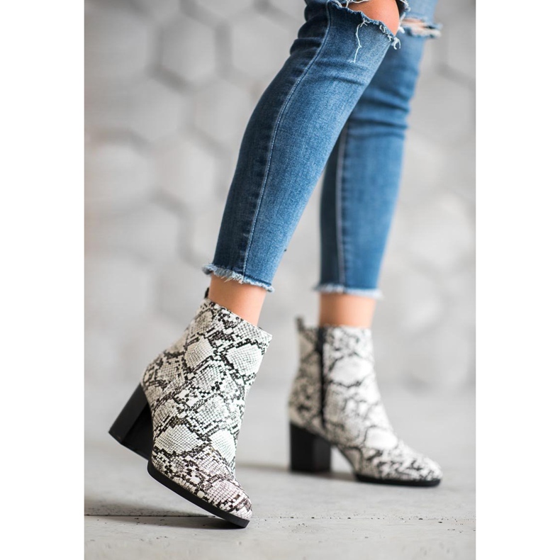Weide Snake Print Booties monivärinen 2 Weide Snake Print Booties monivärinen 2