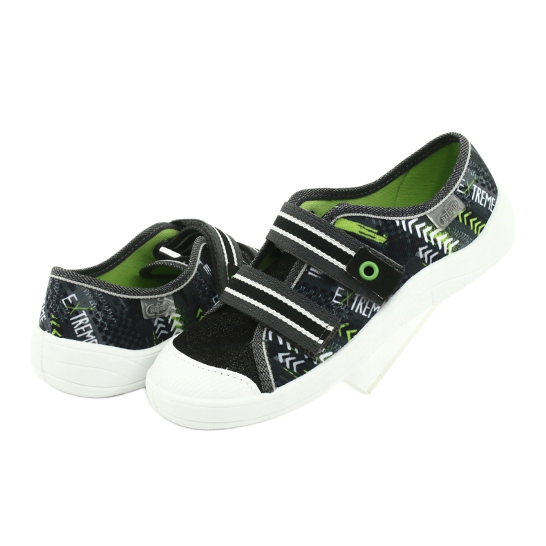 Befado lasten kengät 672Y069 musta harmaa vihreä 4