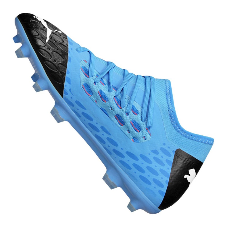 Puma Jr Future 5.3 Netfit Fg Jr 105806-01 jalkapallokengät sininen sininen 1 Puma Jr Future 5.3 Netfit Fg Jr 105806-01 jalkapallokengät sininen sininen 1