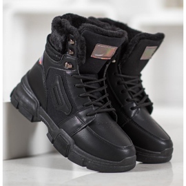 SHELOVET Urheilutossut, joissa on holoefekti musta 1