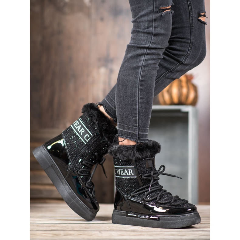 Bella Paris Muodikkaat klassiset lumikengät musta 1