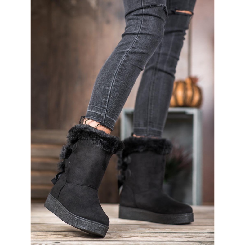 SHELOVET Mukluki jousella musta 1