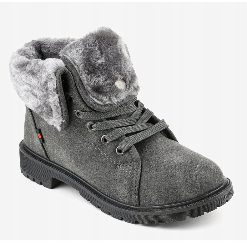 Harmaat naisten eristetyt saappaat TL54-3 1